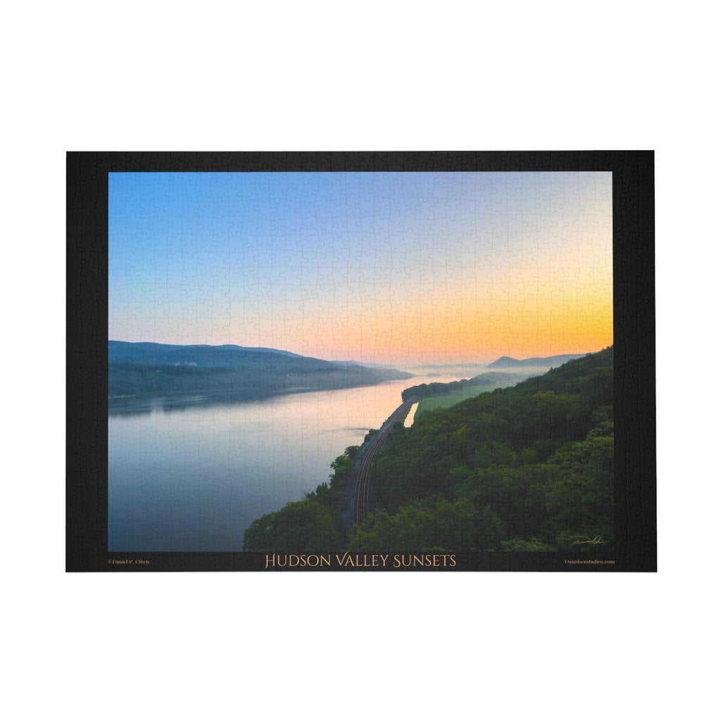 Hudson Valley Sunsets Puzzle — Scenic Landscape Jigsaw (1000 pcs)