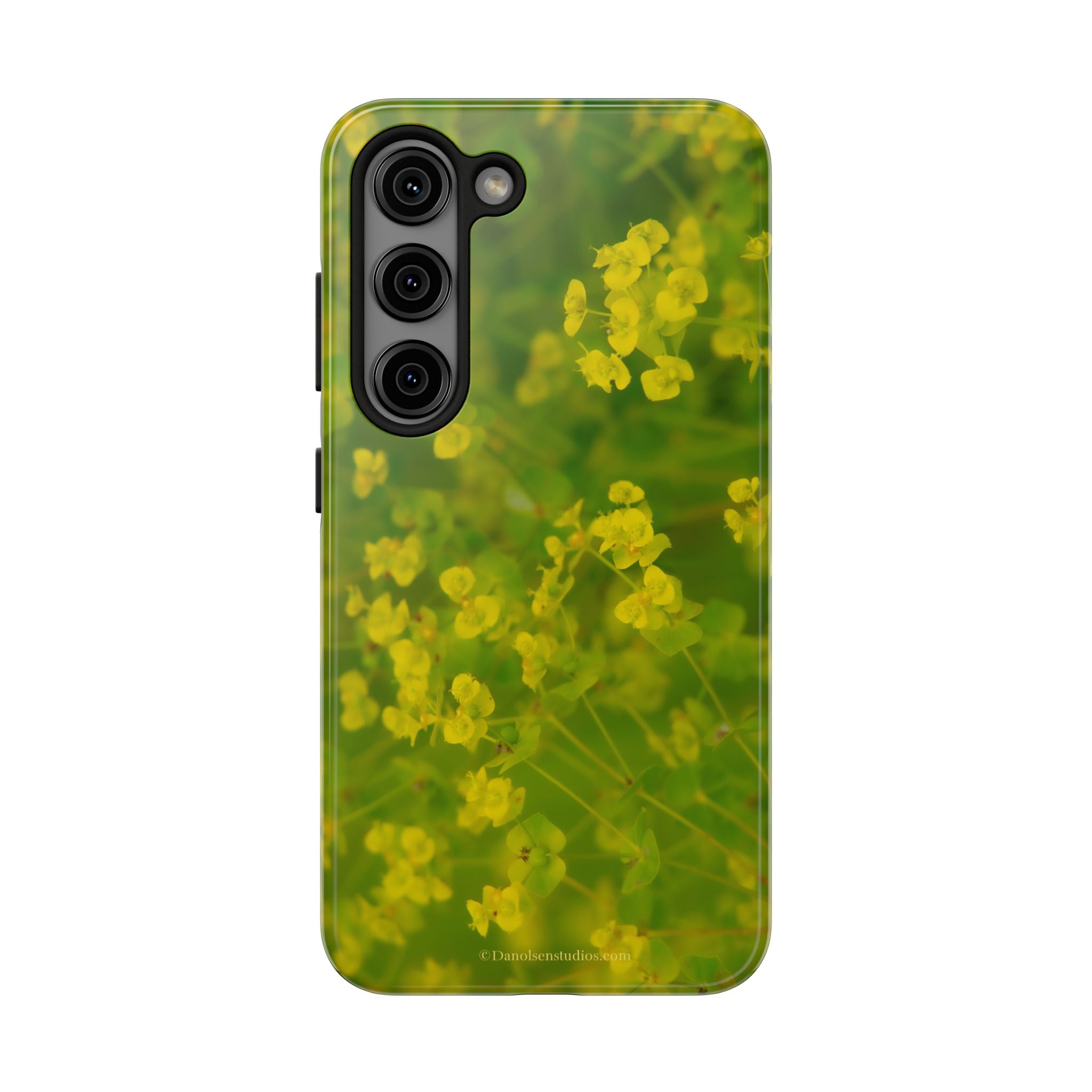 Yellow Wildflower Tough Phone Case — Protective Floral iPhone Case