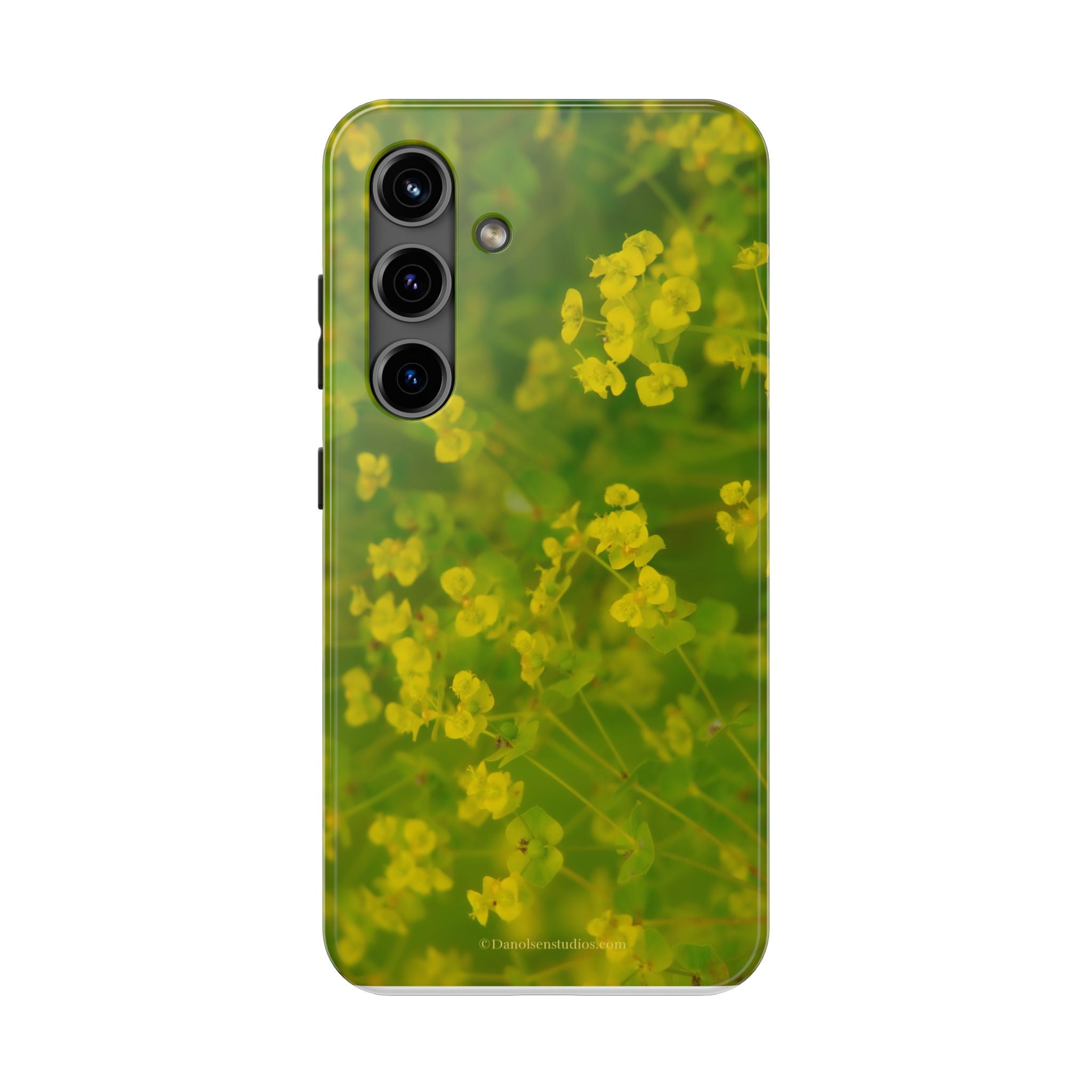 Yellow Wildflower Tough Phone Case — Protective Floral iPhone Case