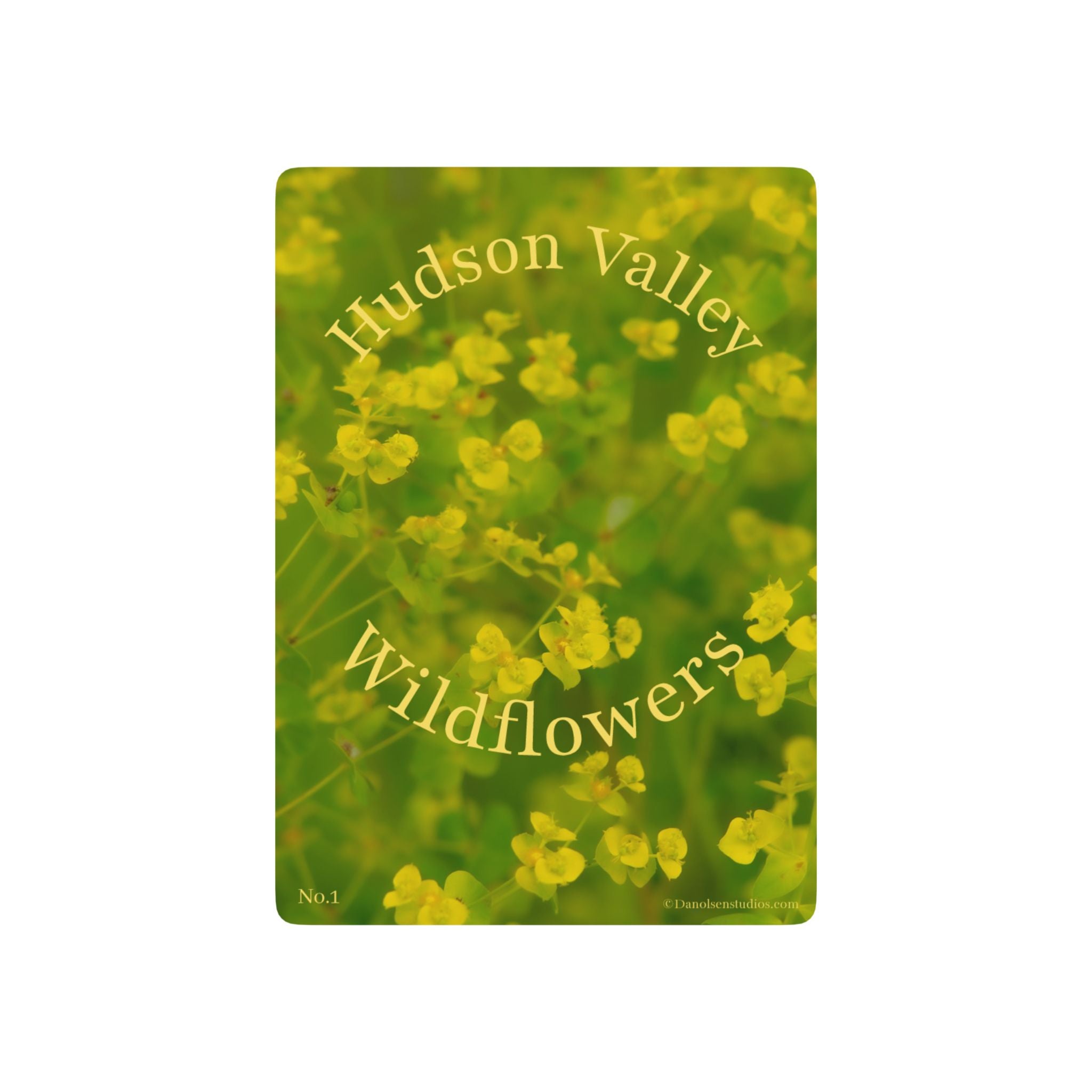 Hudson Valley Wildflowers Playing Cards — Botanical Design Deck