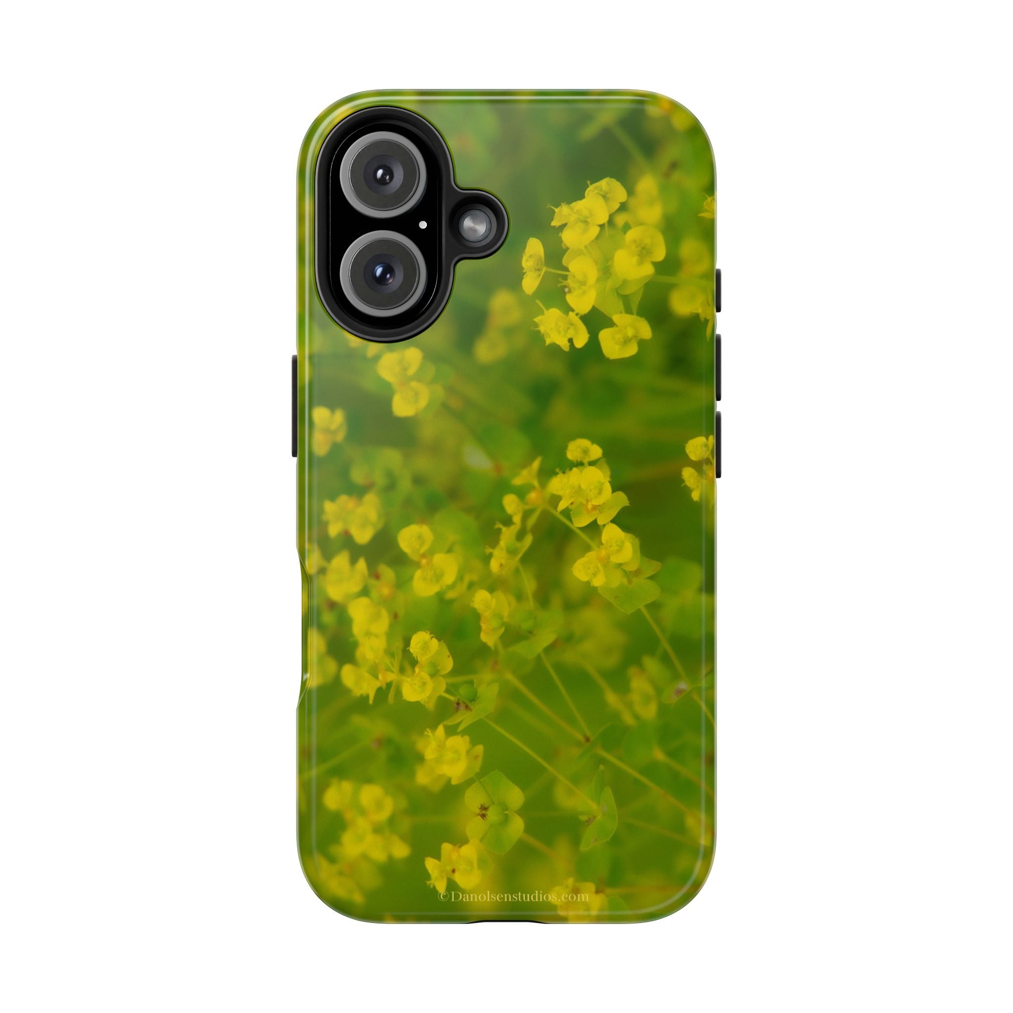 Yellow Wildflower Tough Phone Case — Protective Floral iPhone Case