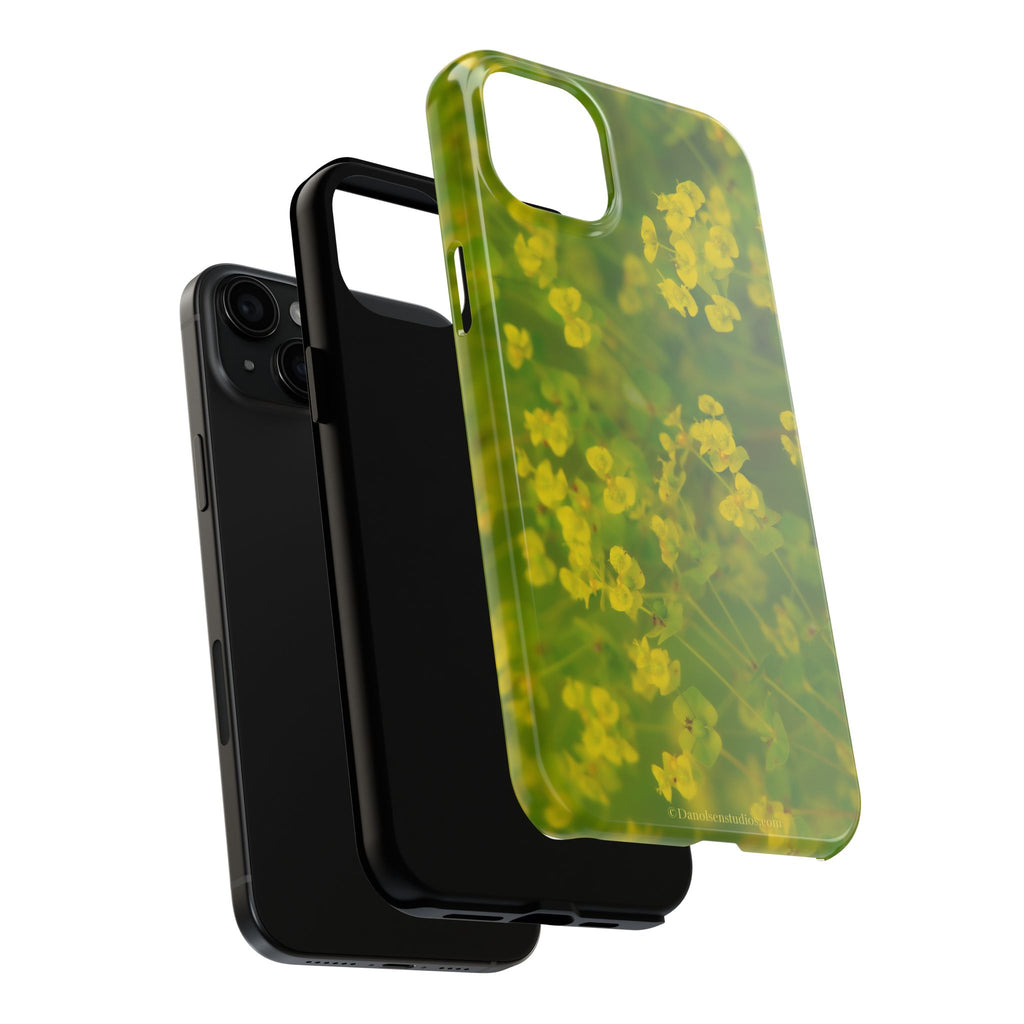 Yellow Wildflower Tough Phone Case — Protective Floral iPhone Case