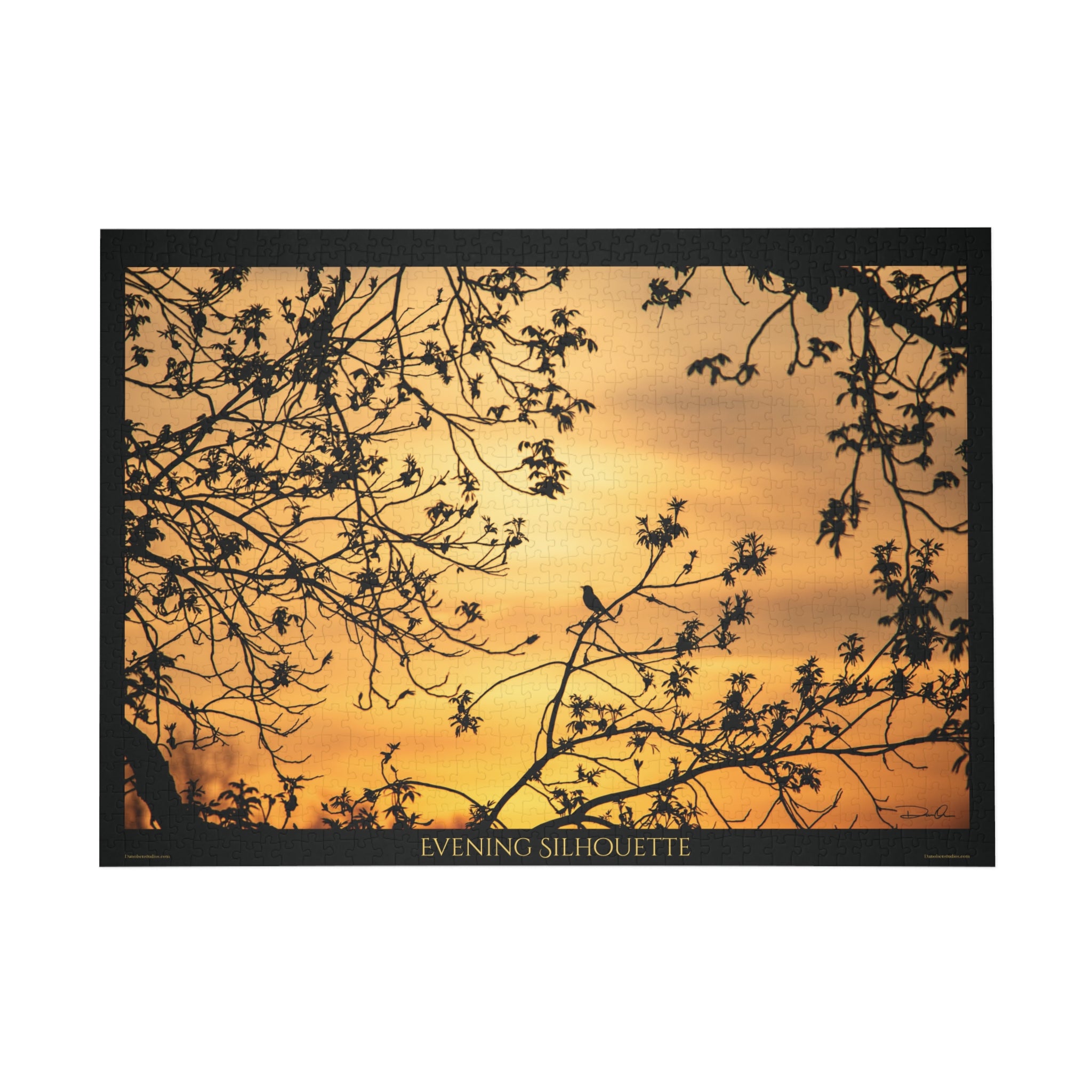 Sunset Silhouette - Landscape Photography Jigsaw Puzzle (1000 pcs)