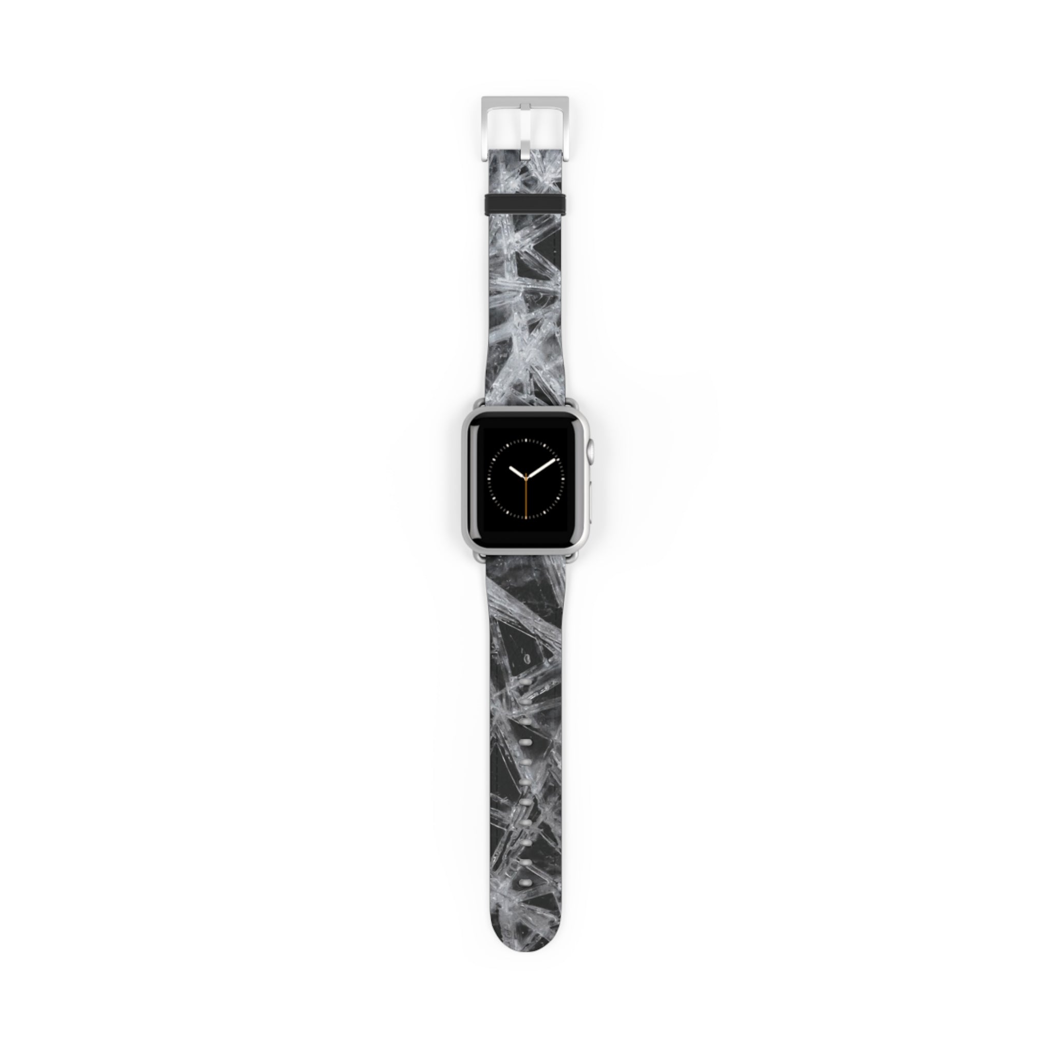 Ice Silicone Watch Band — Gray Tie-Dye Apple Watch Strap