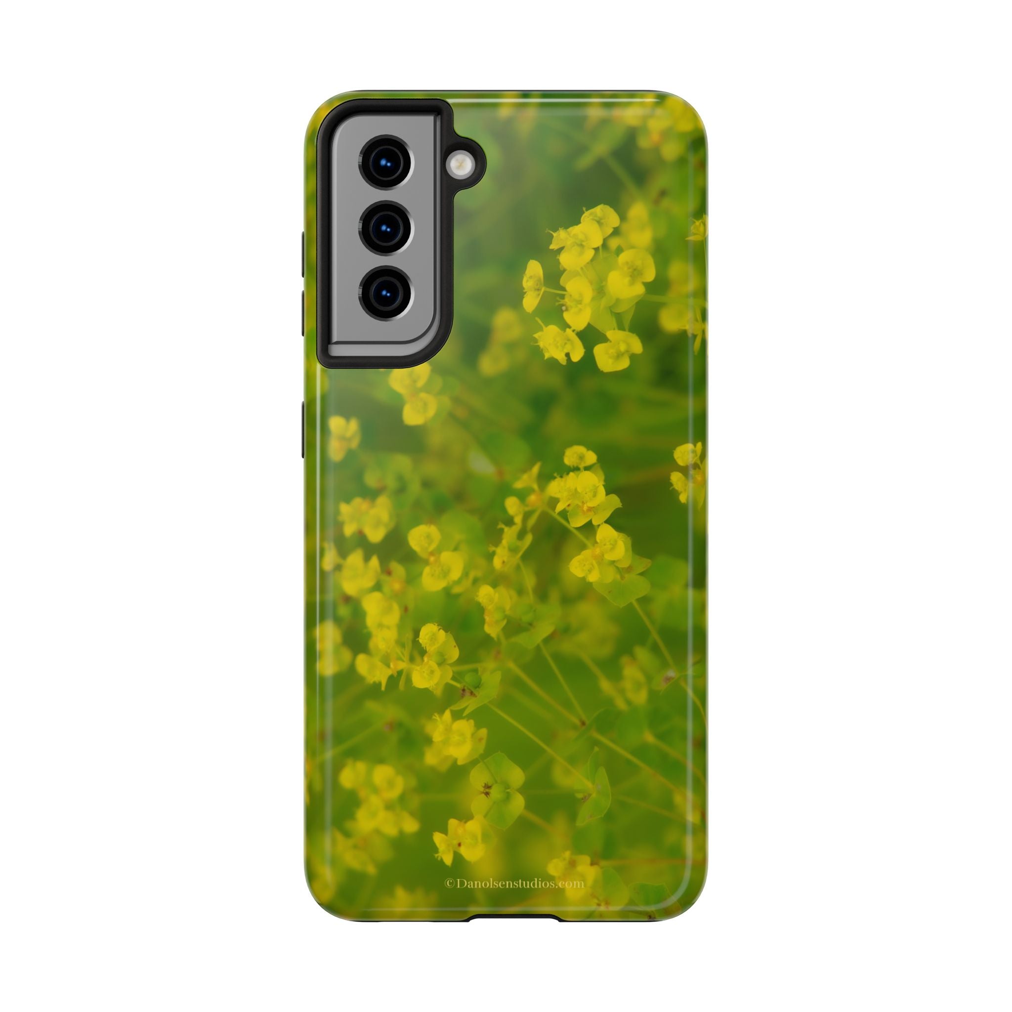 Yellow Wildflower Tough Phone Case — Protective Floral iPhone Case