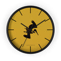 Brown Pelican Sunset Wall Clock — Diving Pelican Coastal Clock
