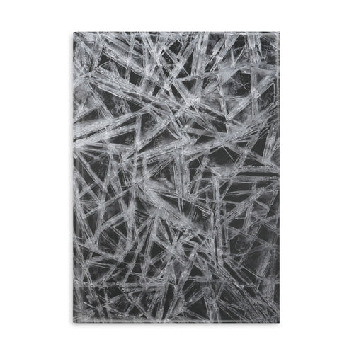 Abstract Ice Crystal Hardcover Notebook