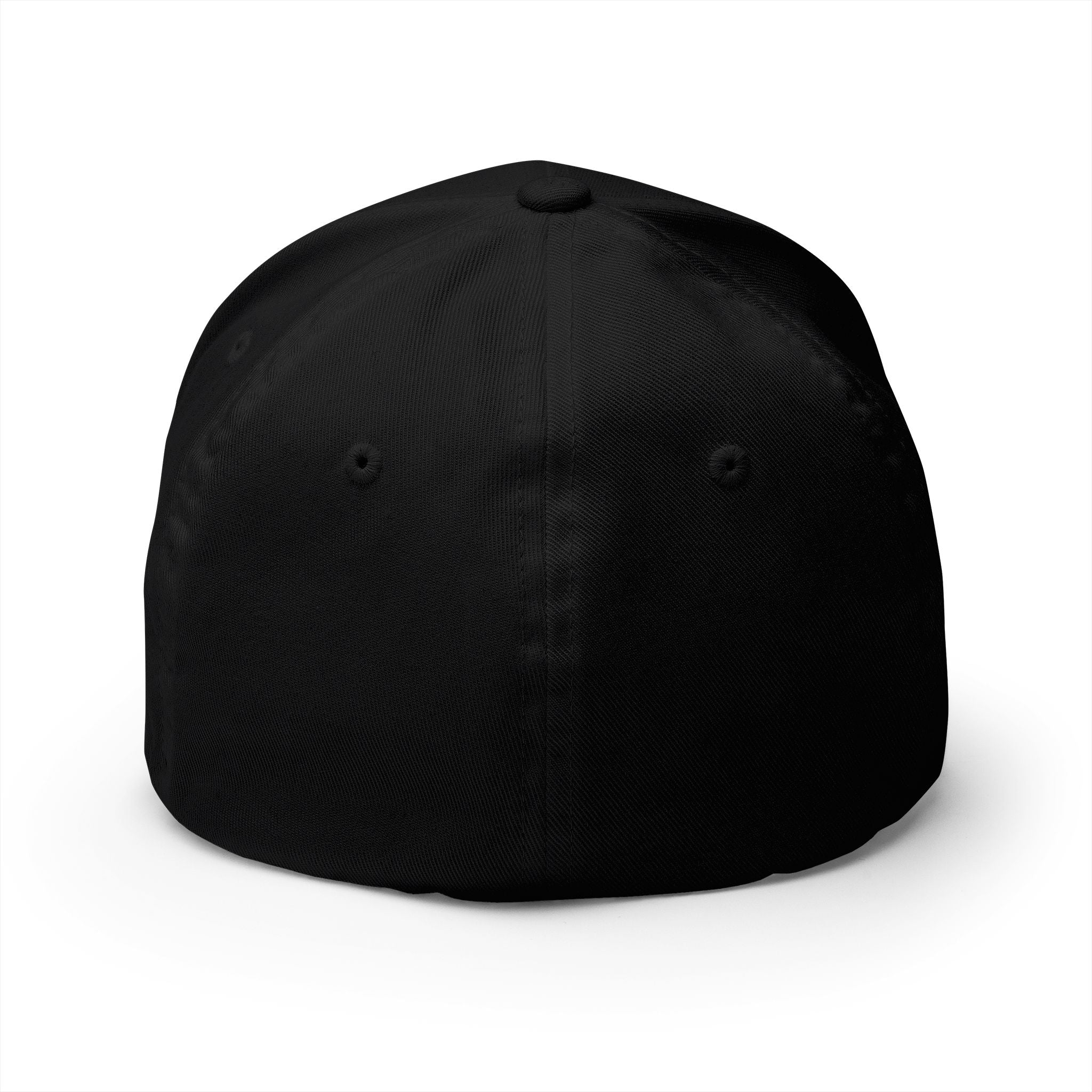 Embroidered Black Pelican Cap — Structured Closed-Back Baseball Hat dark camo with Black Pelican silhouette