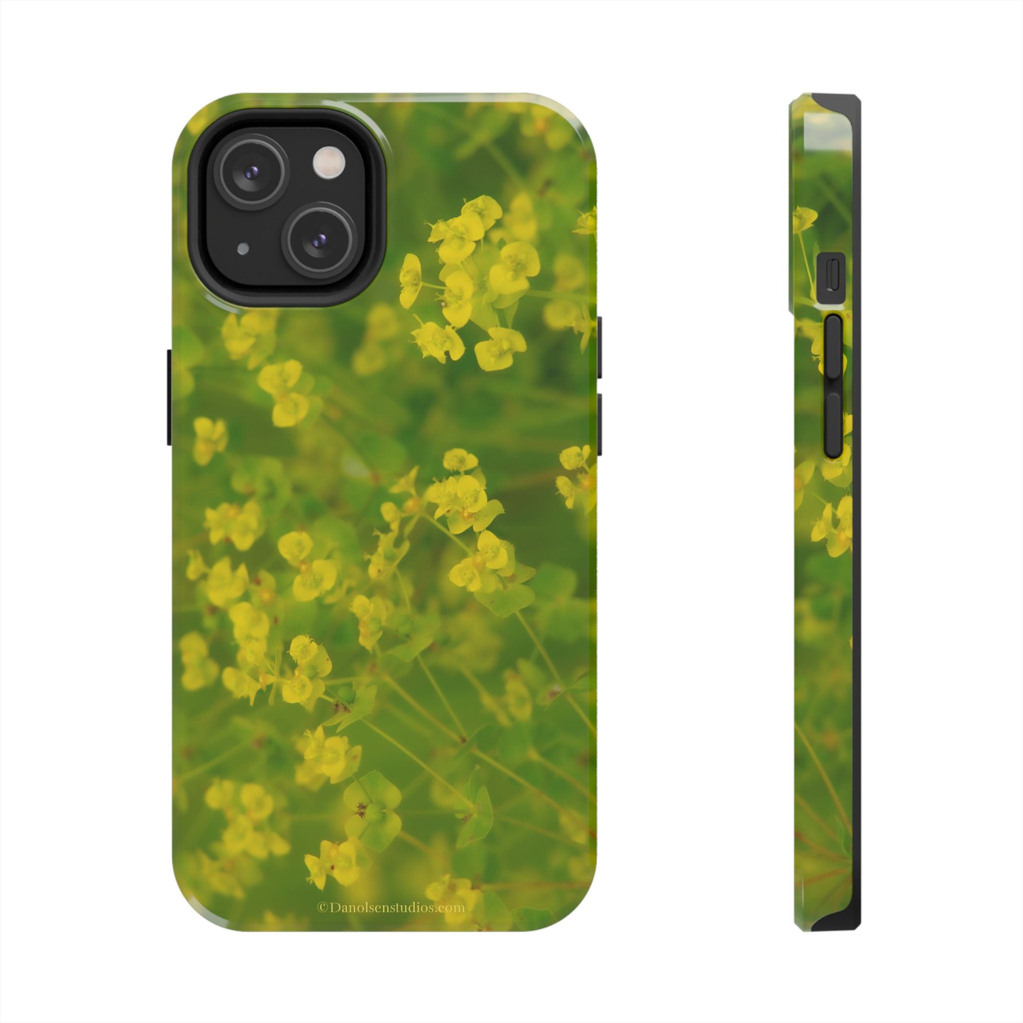 Yellow Wildflower Tough Phone Case — Protective Floral iPhone Case