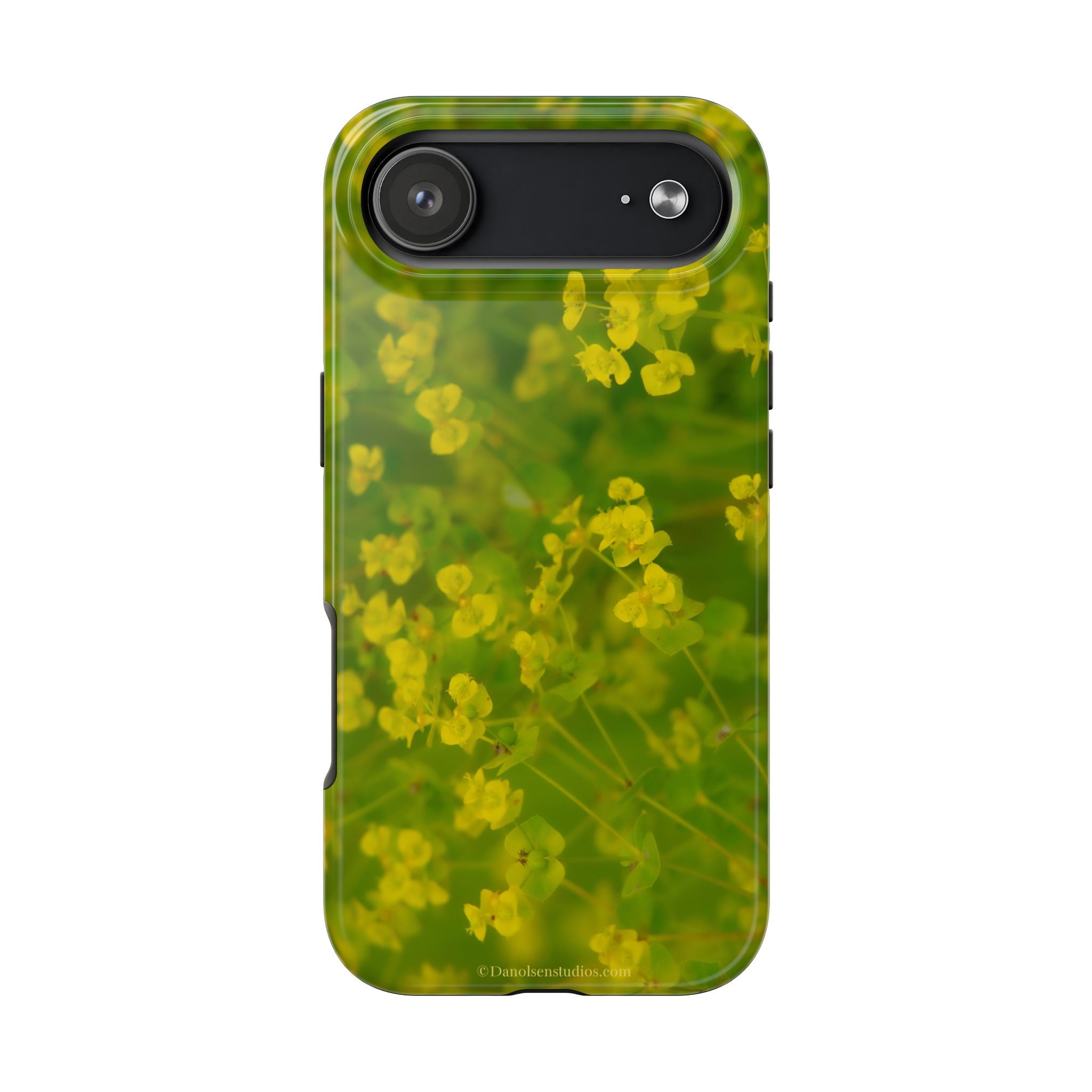 Yellow Wildflower Tough Phone Case — Protective Floral iPhone Case