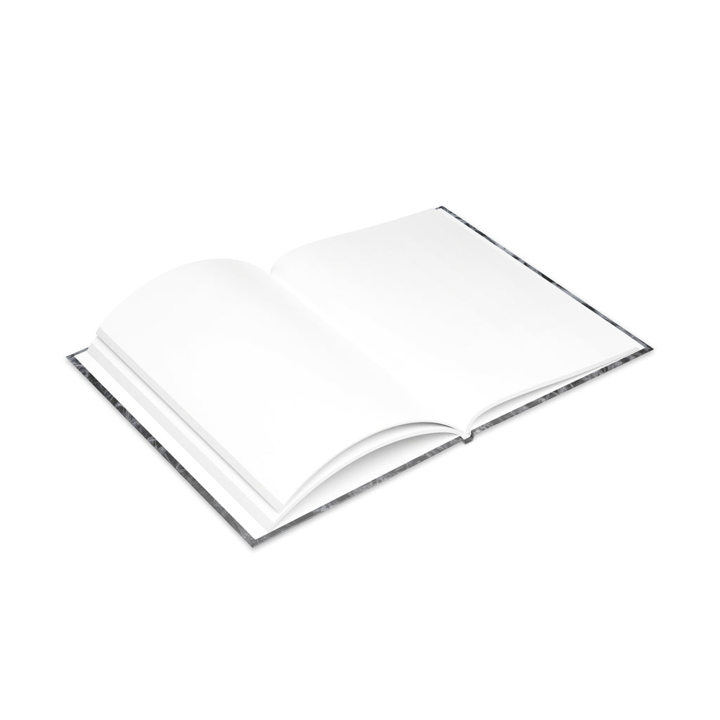 Abstract Ice Crystal Hardcover Notebook