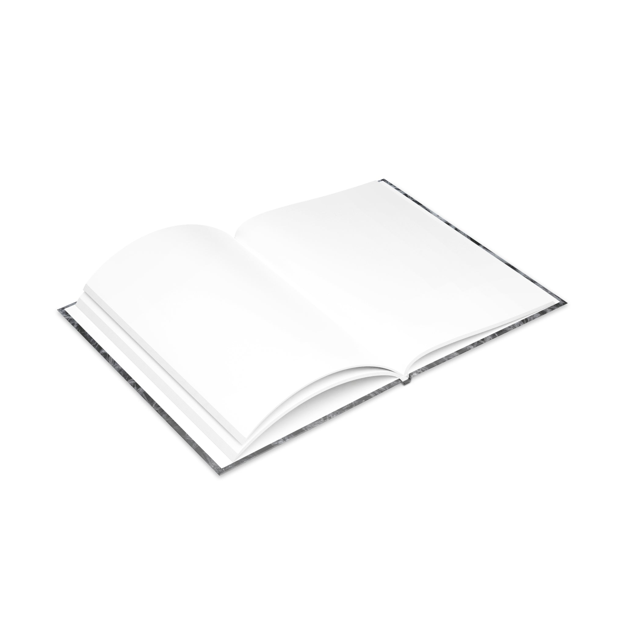 Abstract Ice Crystal Hardcover Notebook