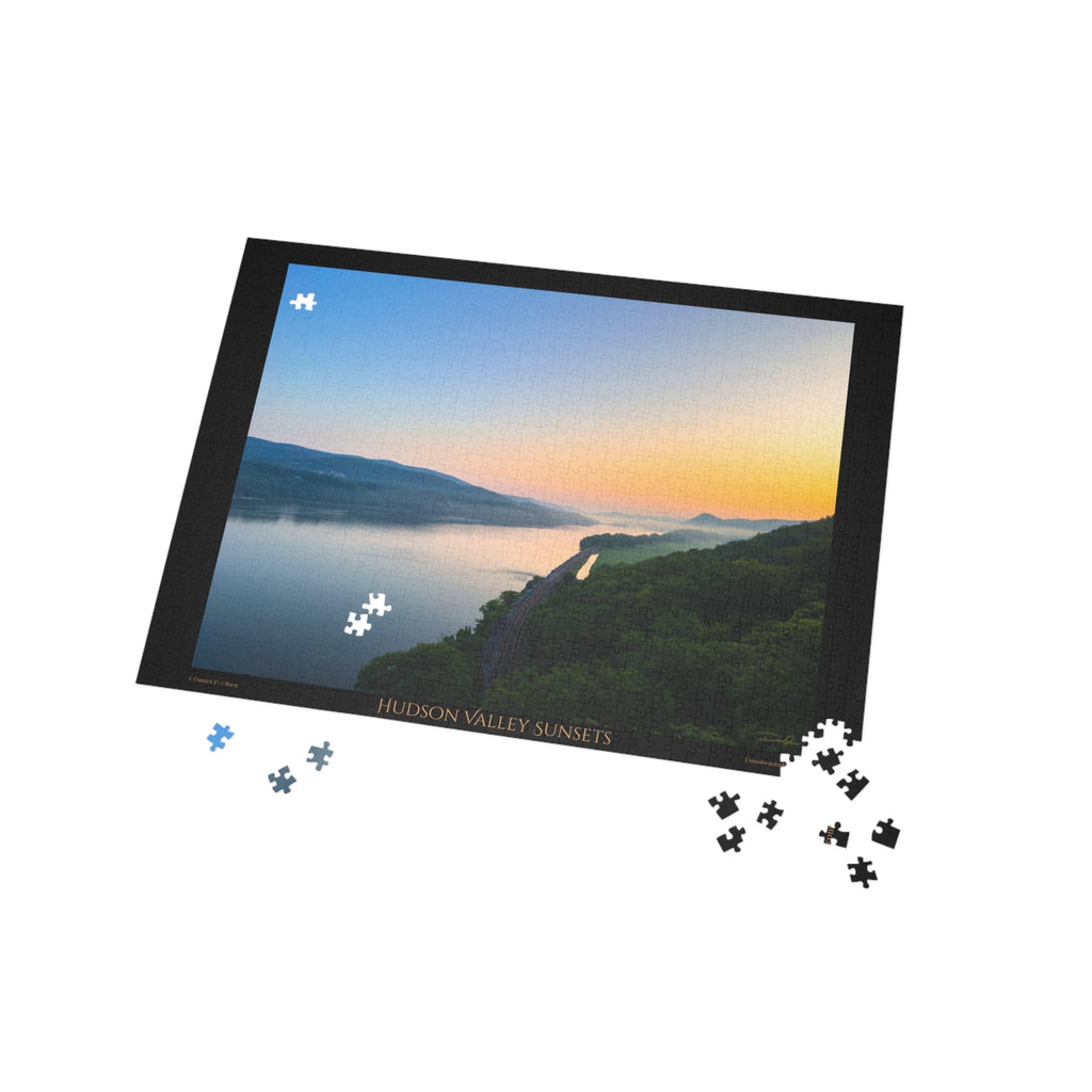 Hudson Valley Sunsets Puzzle — Scenic Landscape Jigsaw (1000 pcs)