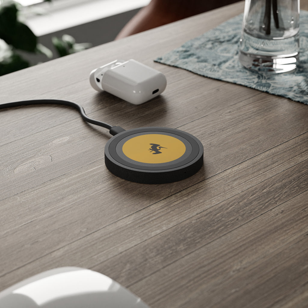 Quake Wireless Charging Pad — Black Pelican Logo Qi Fast Charger
