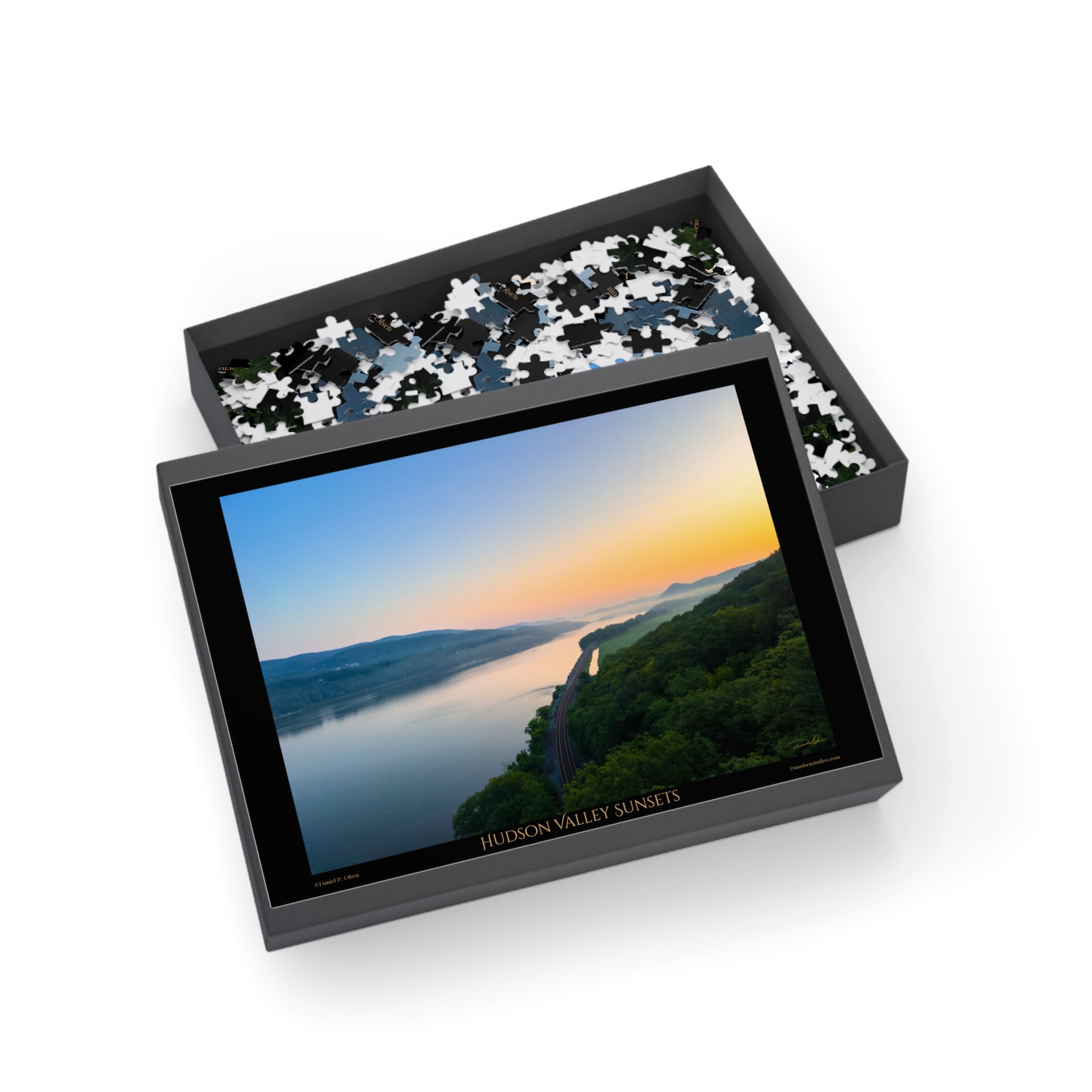 Hudson Valley Sunsets Puzzle — Scenic Landscape Jigsaw (1000 pcs)