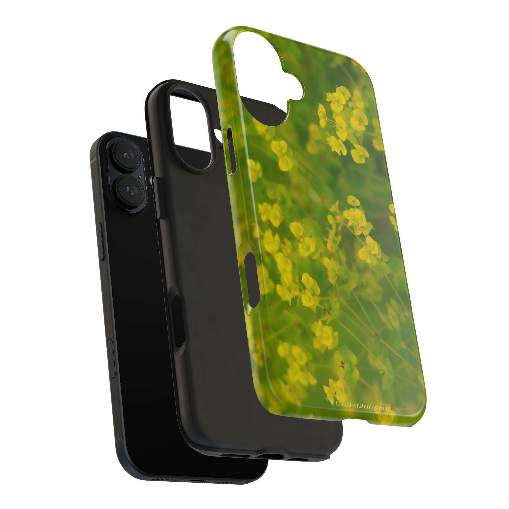 Yellow Wildflower Tough Phone Case — Protective Floral iPhone Case
