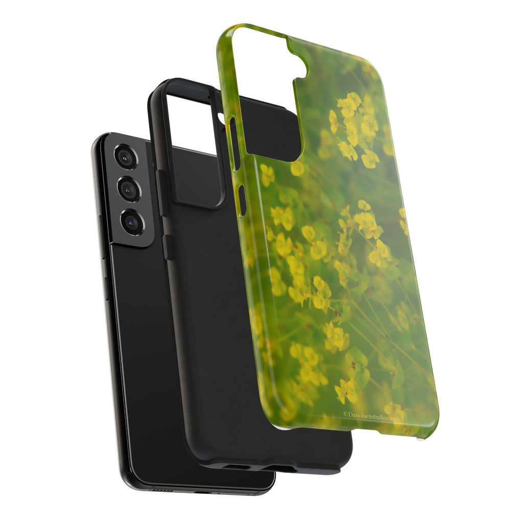 Yellow Wildflower Tough Phone Case — Protective Floral iPhone Case