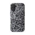 Impact-Resistant Phone Case — Black & White Ice Shockproof Cover