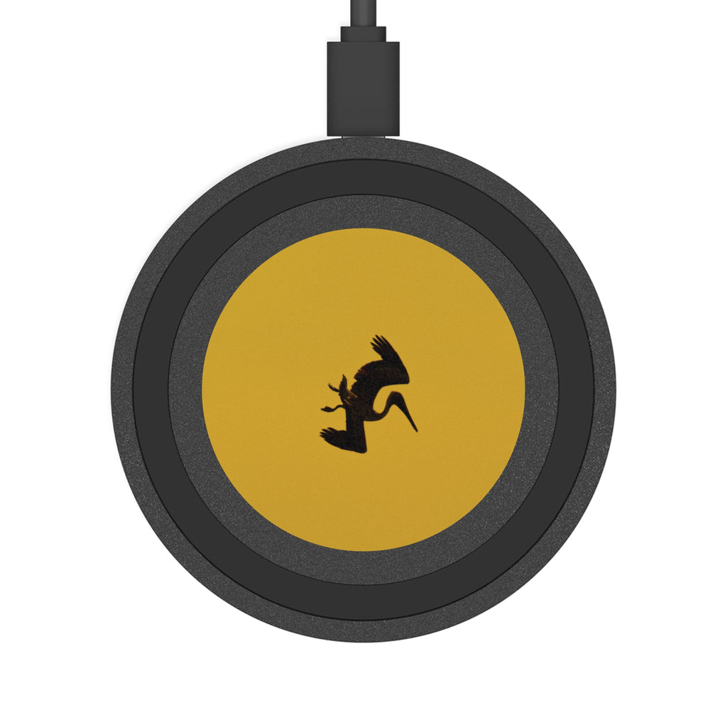 Quake Wireless Charging Pad — Black Pelican Logo Qi Fast Charger