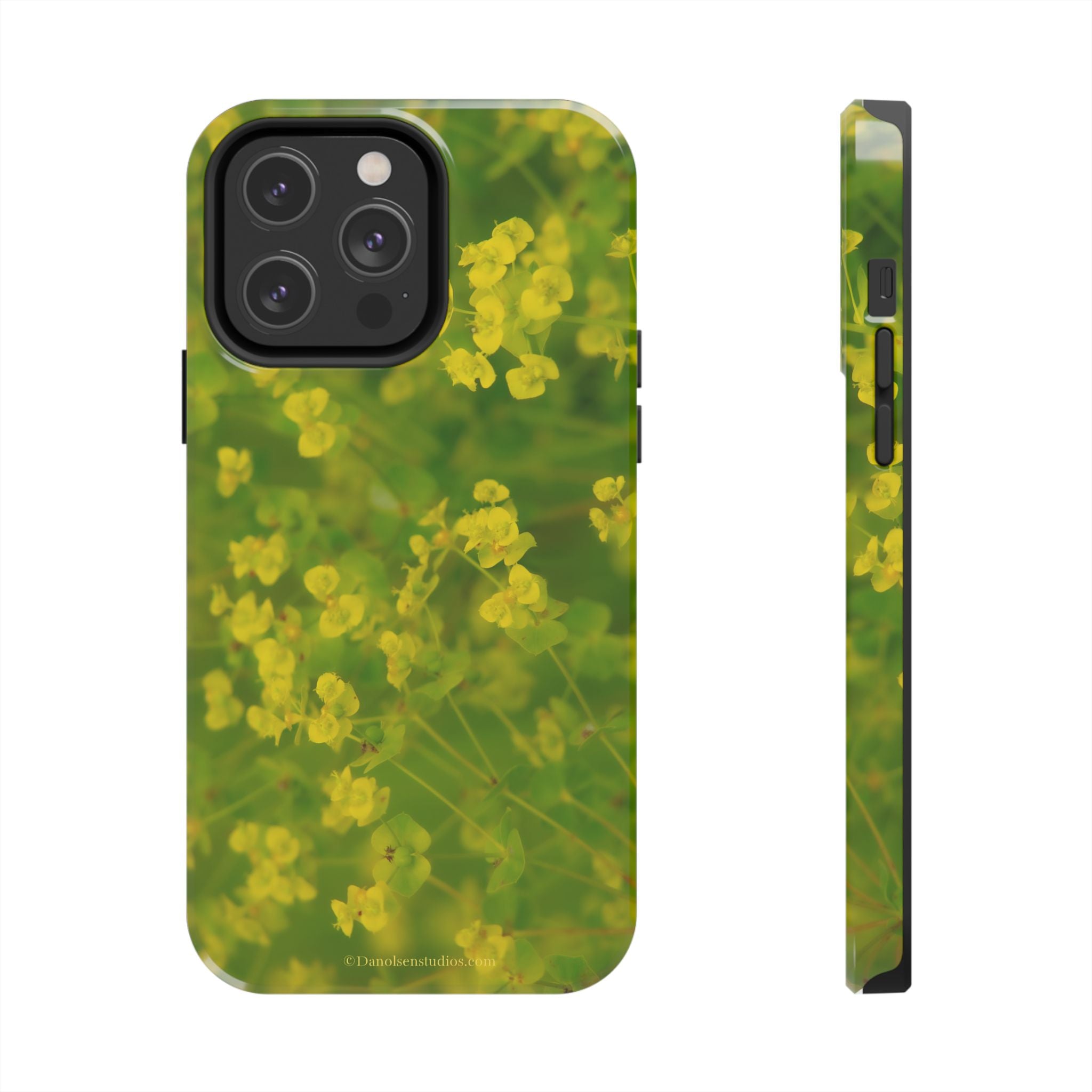 Yellow Wildflower Tough Phone Case — Protective Floral iPhone Case