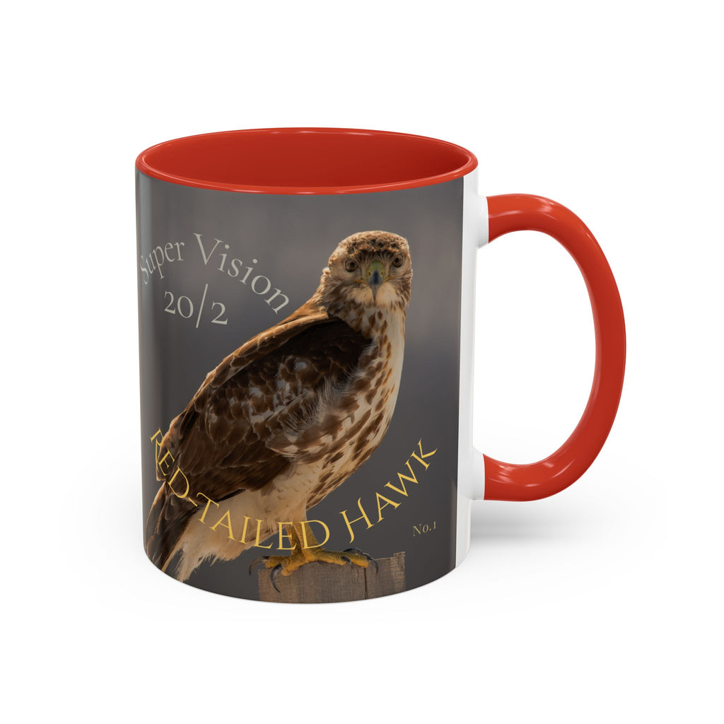 Red-Tailed Hawk - Bird Watcher Coffee Mug  (11 oz) Collectable Mug No.4