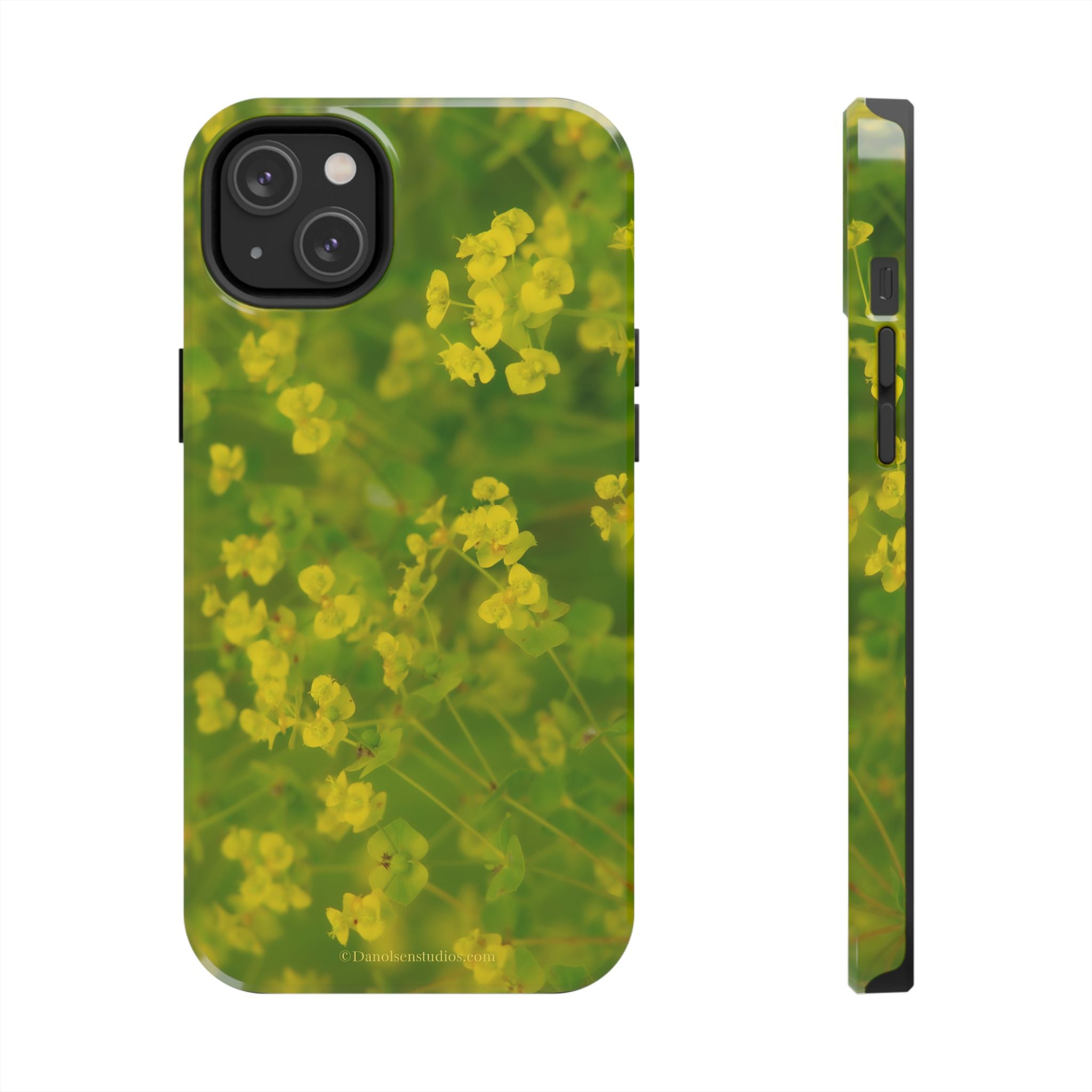 Yellow Wildflower Tough Phone Case — Protective Floral iPhone Case