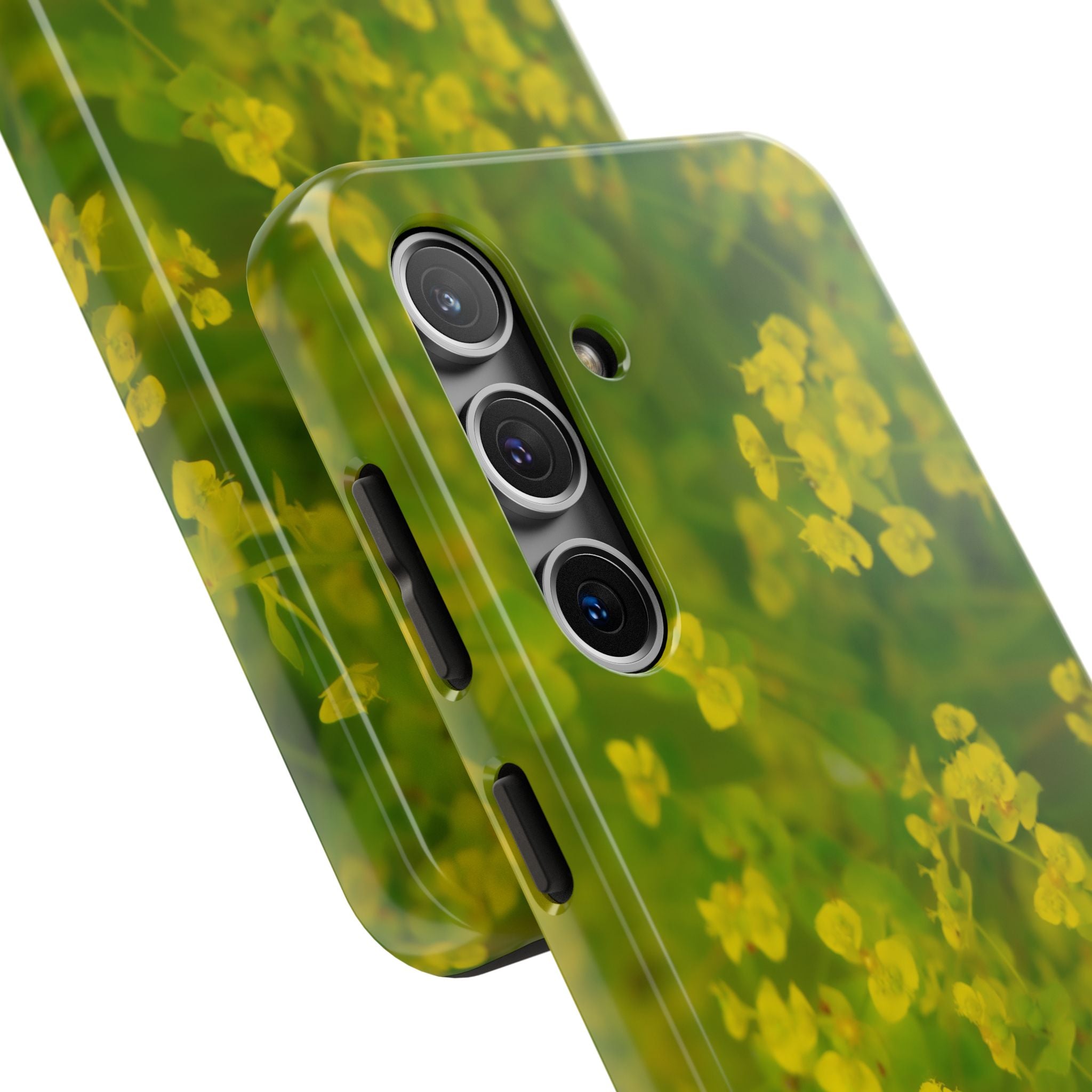 Yellow Wildflower Tough Phone Case — Protective Floral iPhone Case