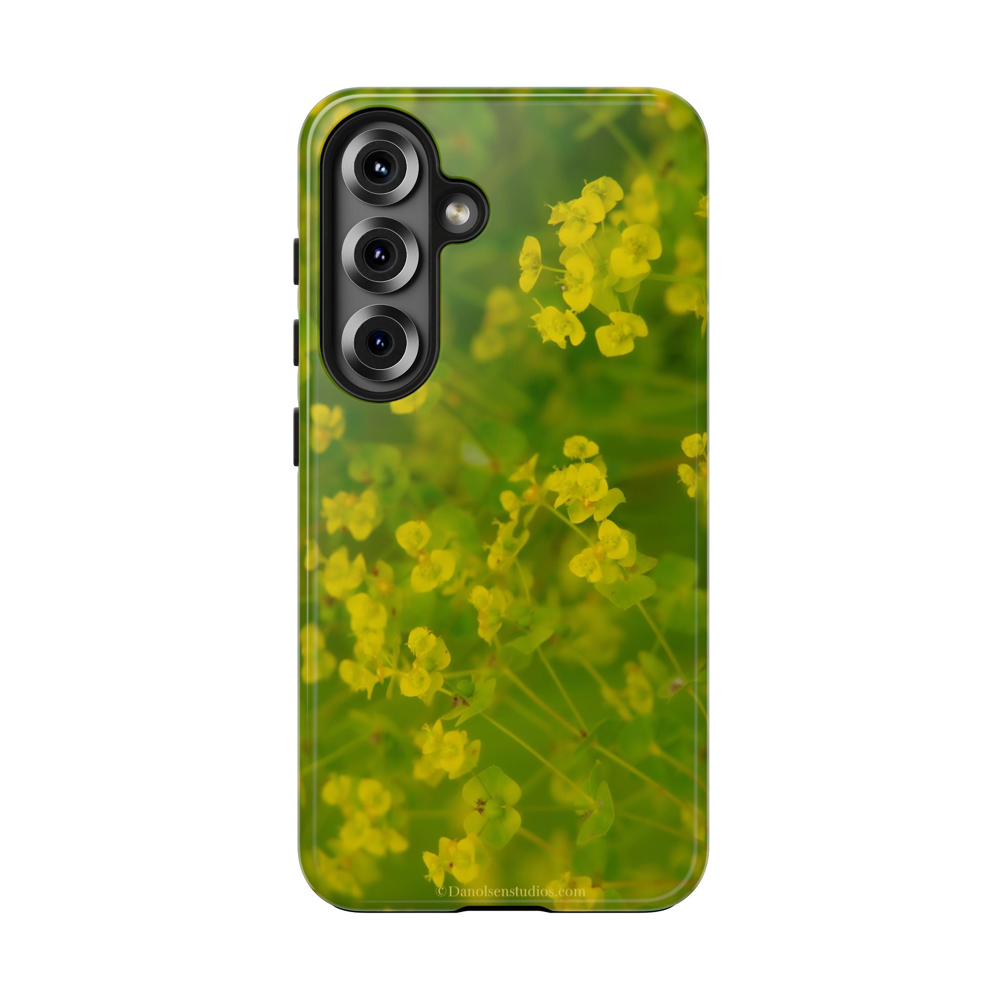 Yellow Wildflower Tough Phone Case — Protective Floral iPhone Case