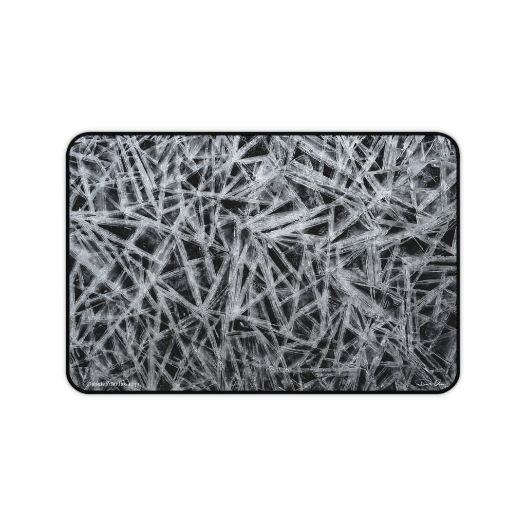 Connected Ice - Nature Photography Desk Mat