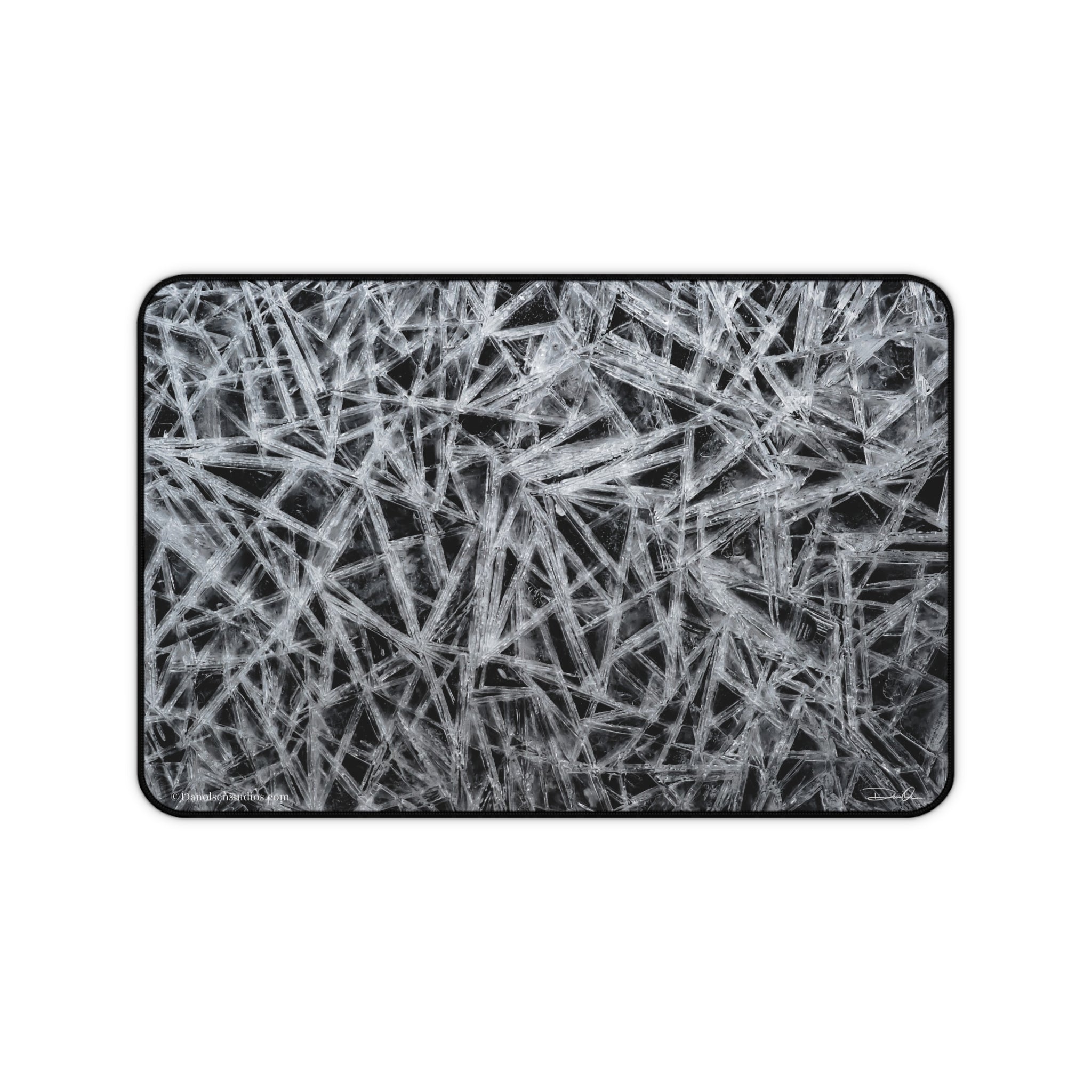 Connected Ice - Nature Photography Desk Mat