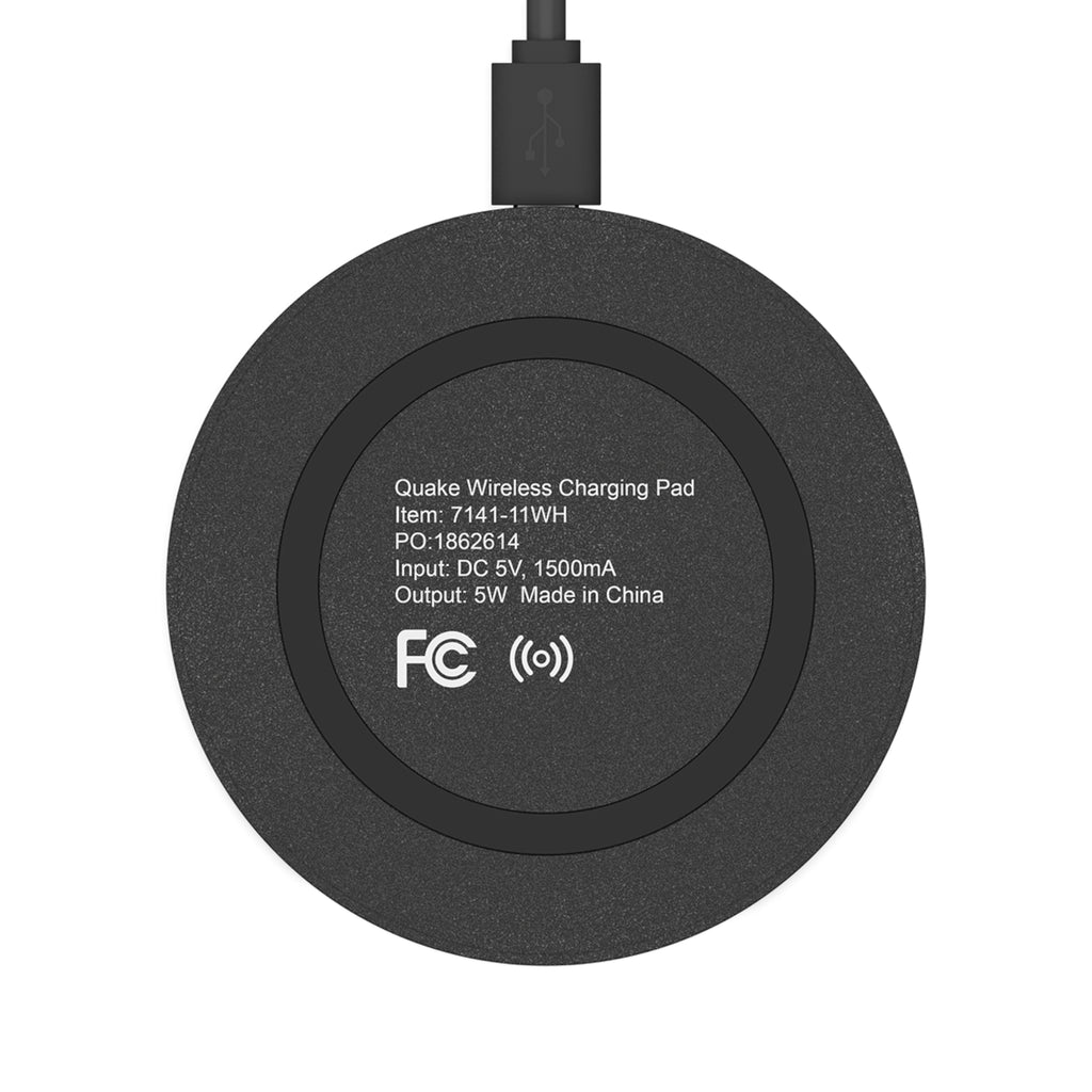 Quake Wireless Charging Pad — Black Pelican Logo Qi Fast Charger