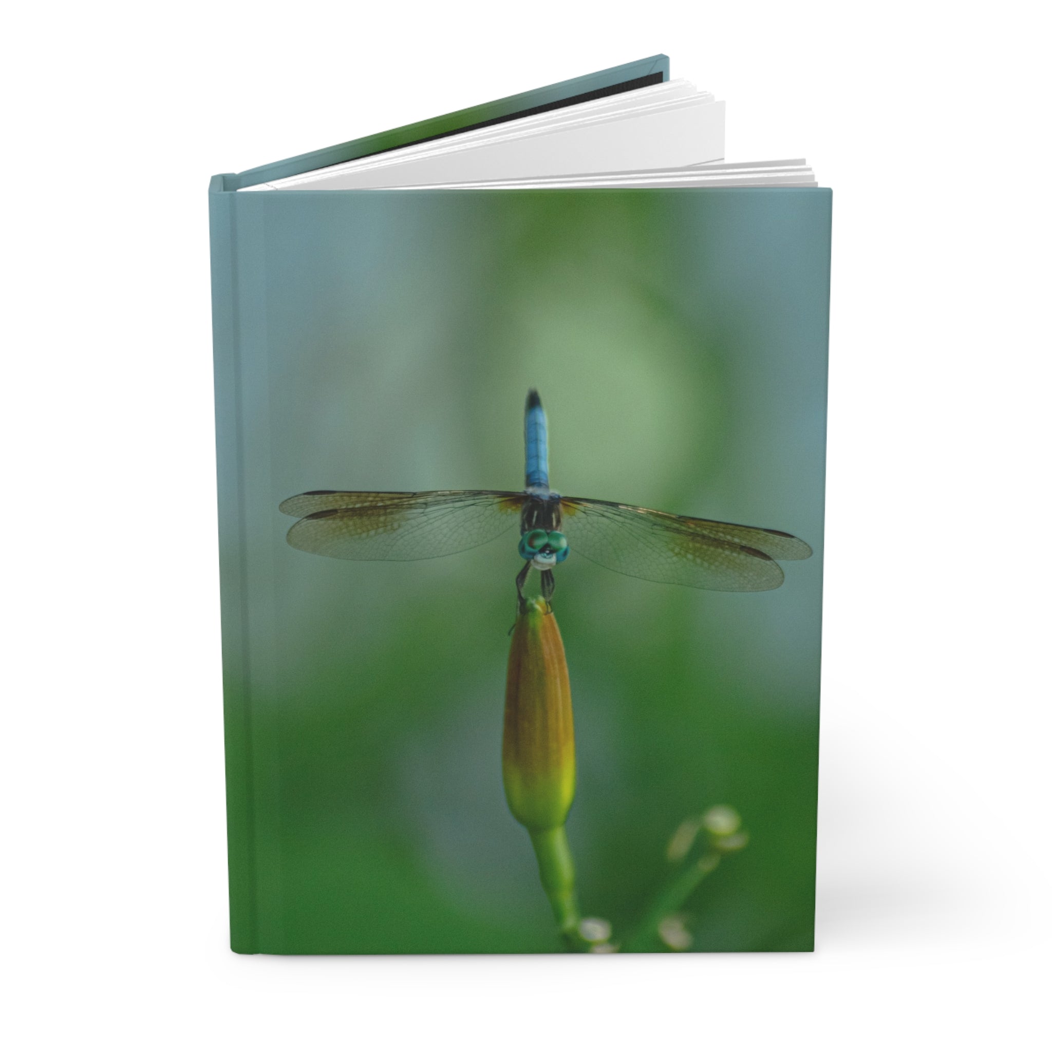 Dragonfly Photo Hardcover Journal — Nature Photography Notebook for Writing