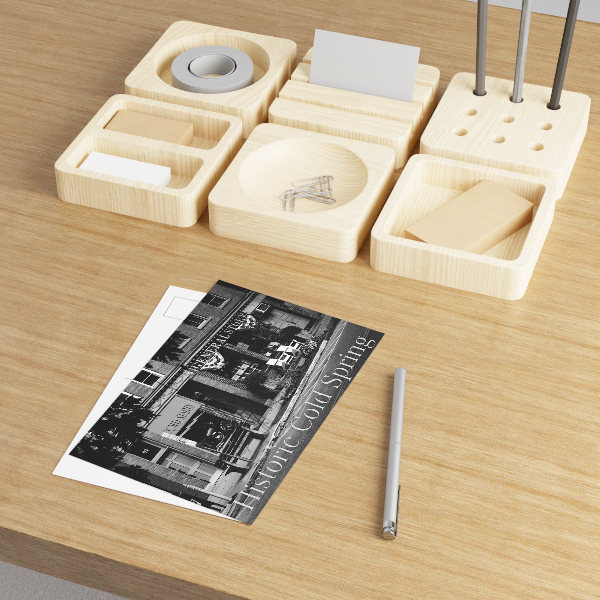 Historic Cold Spring NY Storefront Fine Art Postcard — Scenic Vintage Postcard