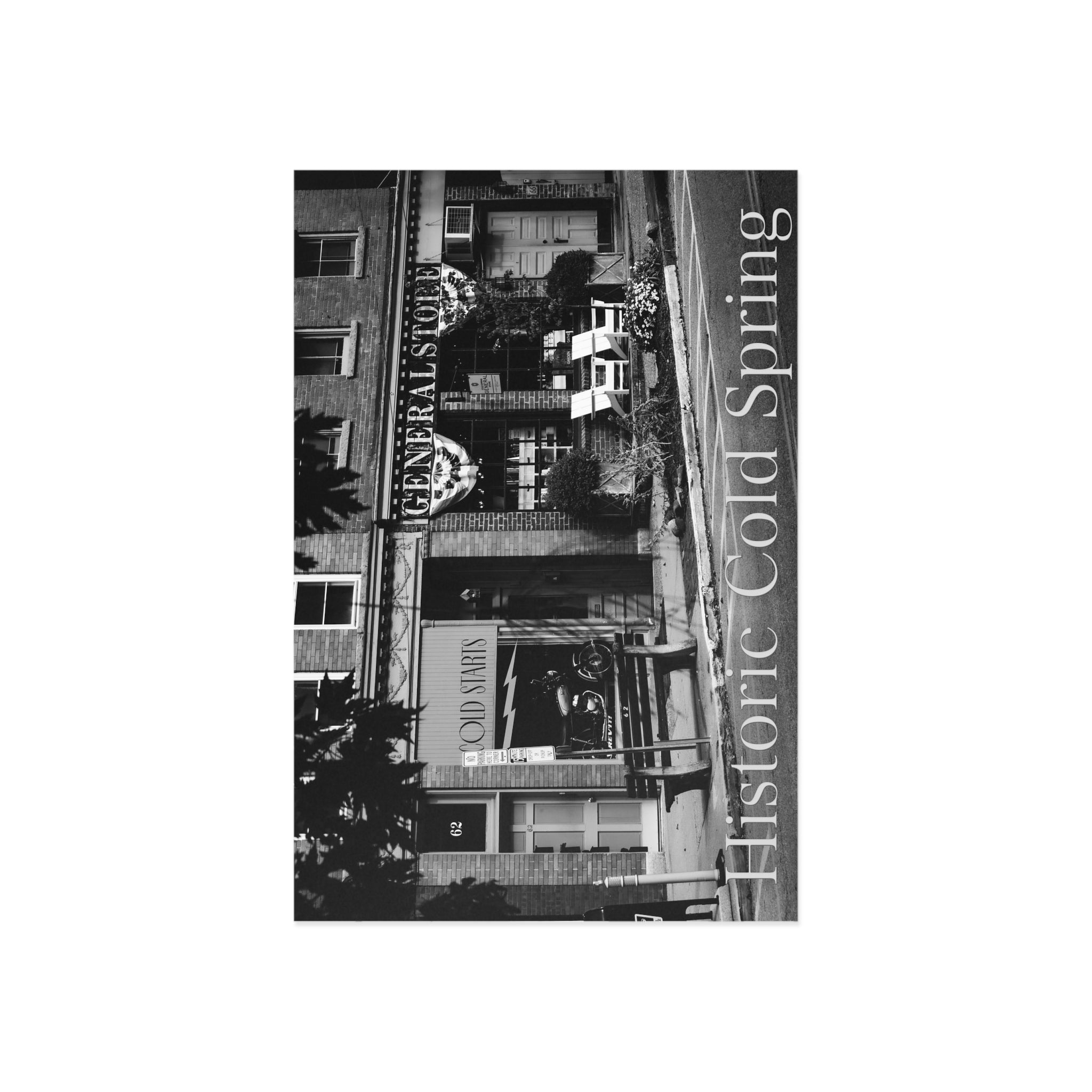 Historic Cold Spring NY Storefront Fine Art Postcard — Scenic Vintage Postcard